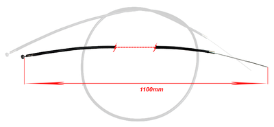 Gaswire Gilera Typhoon (Översta Del)