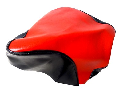 Sadelklädsel Crescent svart/röd – Passar flera modeller