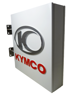 Kymco originaal dealer reklame bak 50x50x12cm