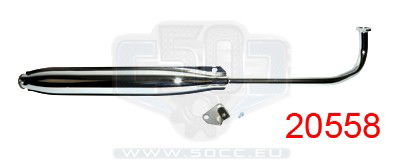 Avgassystem Tomos A35/Flexer Euro2 22Mm Krom