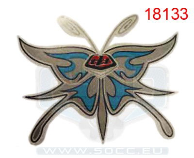 Dekal Troy Lee Fjäril Blå