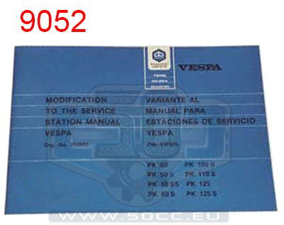Bruksanvisning  Piaggio/Vespa Pk50/125 No1