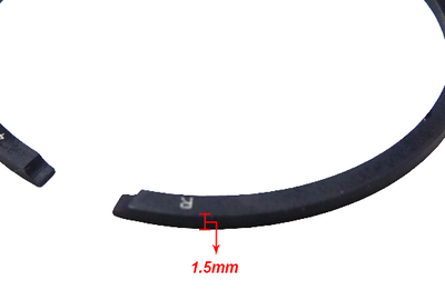 Kolvringsats 43.0mm X1.5c