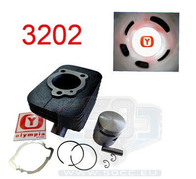 Cylinder Piaggio 43mm 10p Olympia