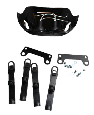 Framljus Kåpa+Lampa Universal Svart