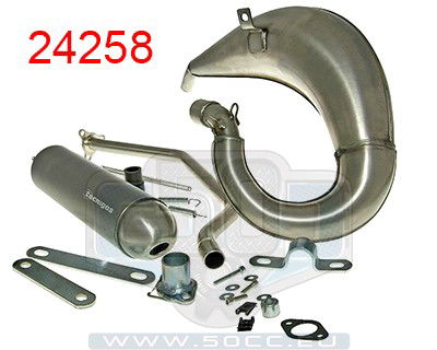 Avgassystem CPI SMX Tecnigas rostfrit