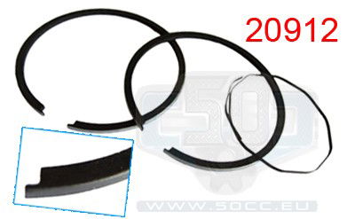 Kolvringsats Suzuki AC / AP / K50 / TS 46.5mm