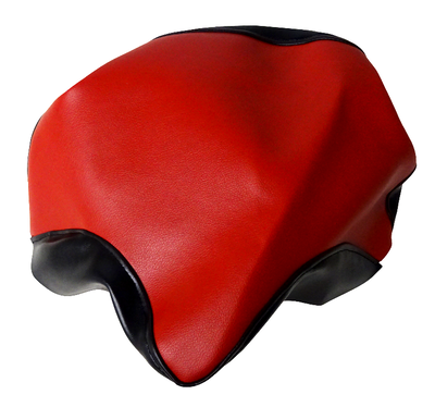 Sadelklädsel Crescent svart/röd – Passar flera modeller