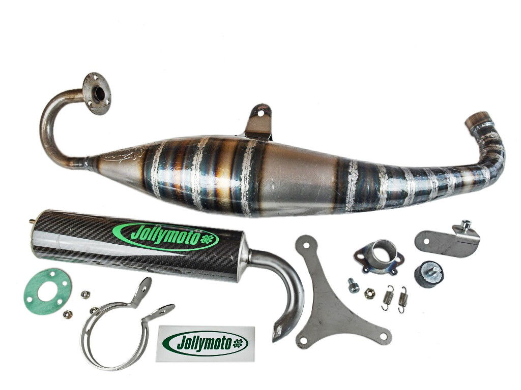 Uitlaat Minarelli H Jolly Moto Evo carbon demper