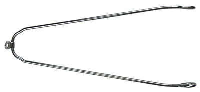 Skärmstag 245 mm totallängd blankt