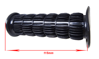 Gummihandtag sats klassisk svart 22/24 mm – 115 mm