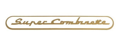 Dekal Zundapp Super Combinette guld
