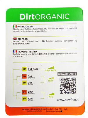 Bromsklossar Aprilia / Beta / Honda / Husqvarna / mfl Newfren