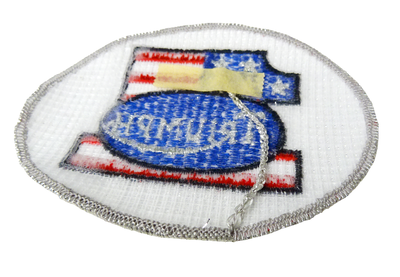 Tygmärke Triumph 1:an Ovalt 7,5×10 cm – Äkta 70-tal, USA