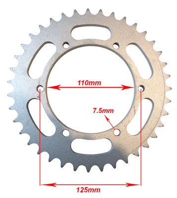 Achtertandwiel 39T Cagiva Fresia 125 C10