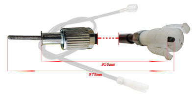 Kilometerteller kabel Yamaha Neos 1997-2000