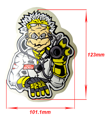 Dekal Doctor Rossi Valentink Stor