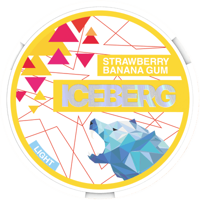 ICEBERG Strawberry Banana Gum Light